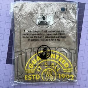 Dutch bros brown t shirt NWT